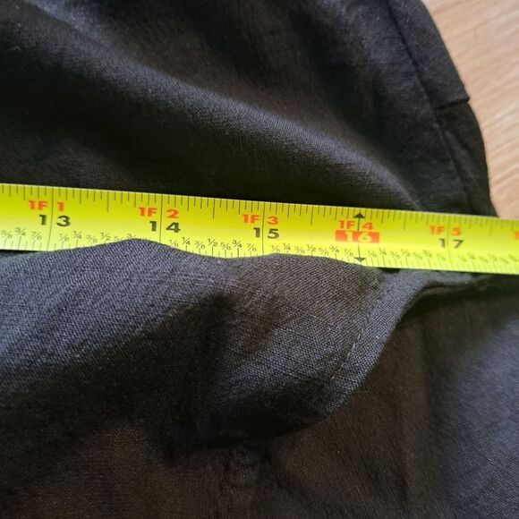 Marine Layer Tencel Blend Eloise Belted Jumpsuit Peekaboo Cutout XS Black NWT - Picture 9 of 15